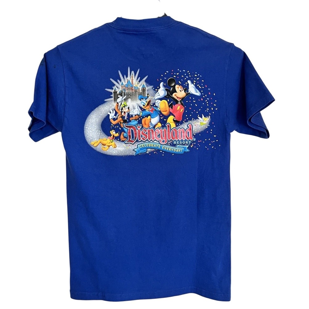 Disneyland Resort Shirt Celebrate Everyday Size Small S Double Graphic Disney